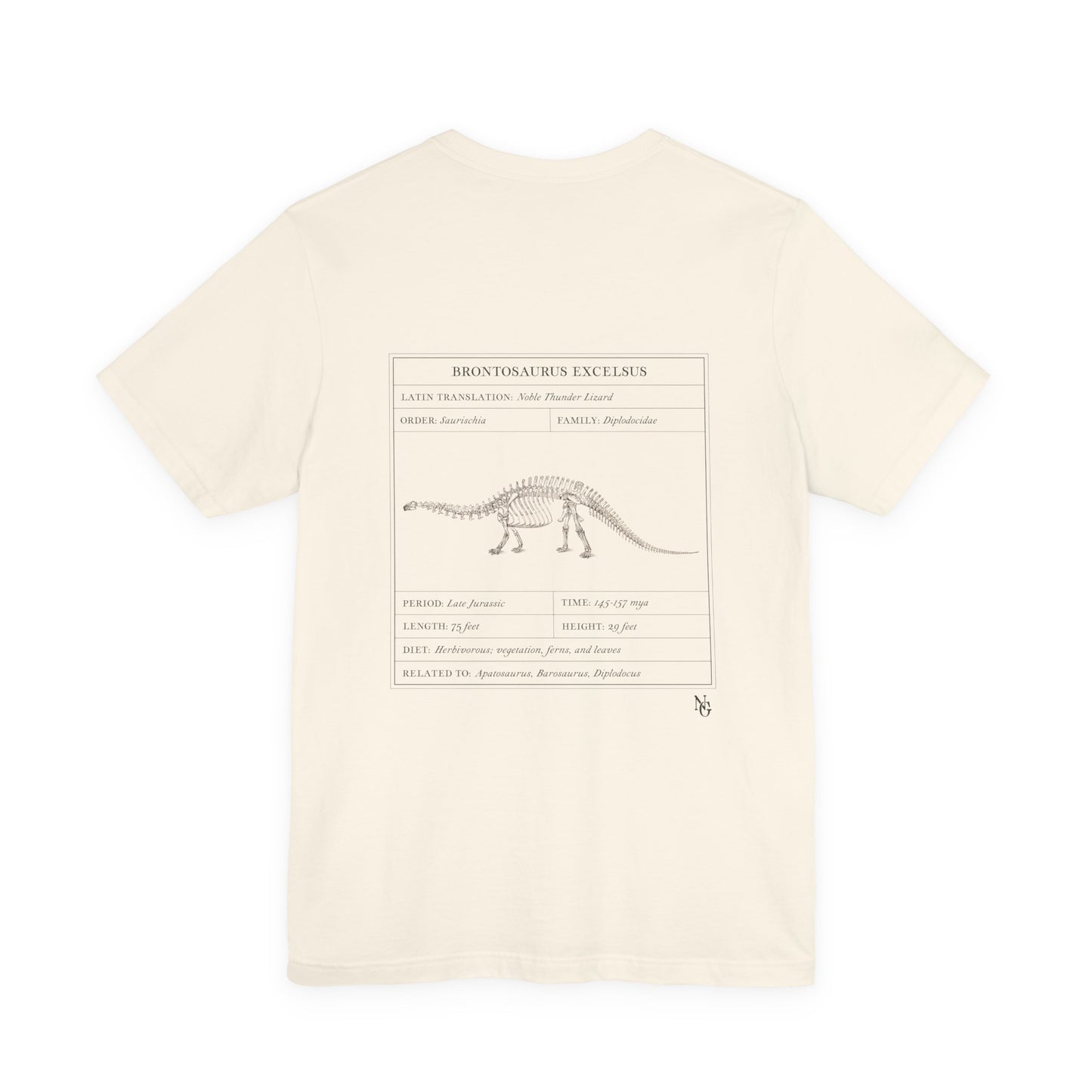 Brontosaurus Facts T-Shirt