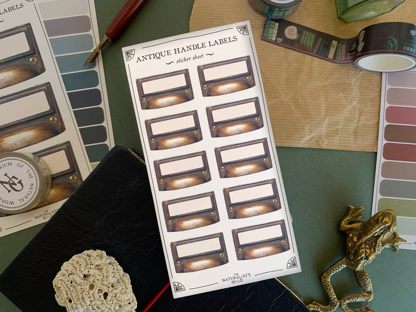 Antique Handle Label Sheet