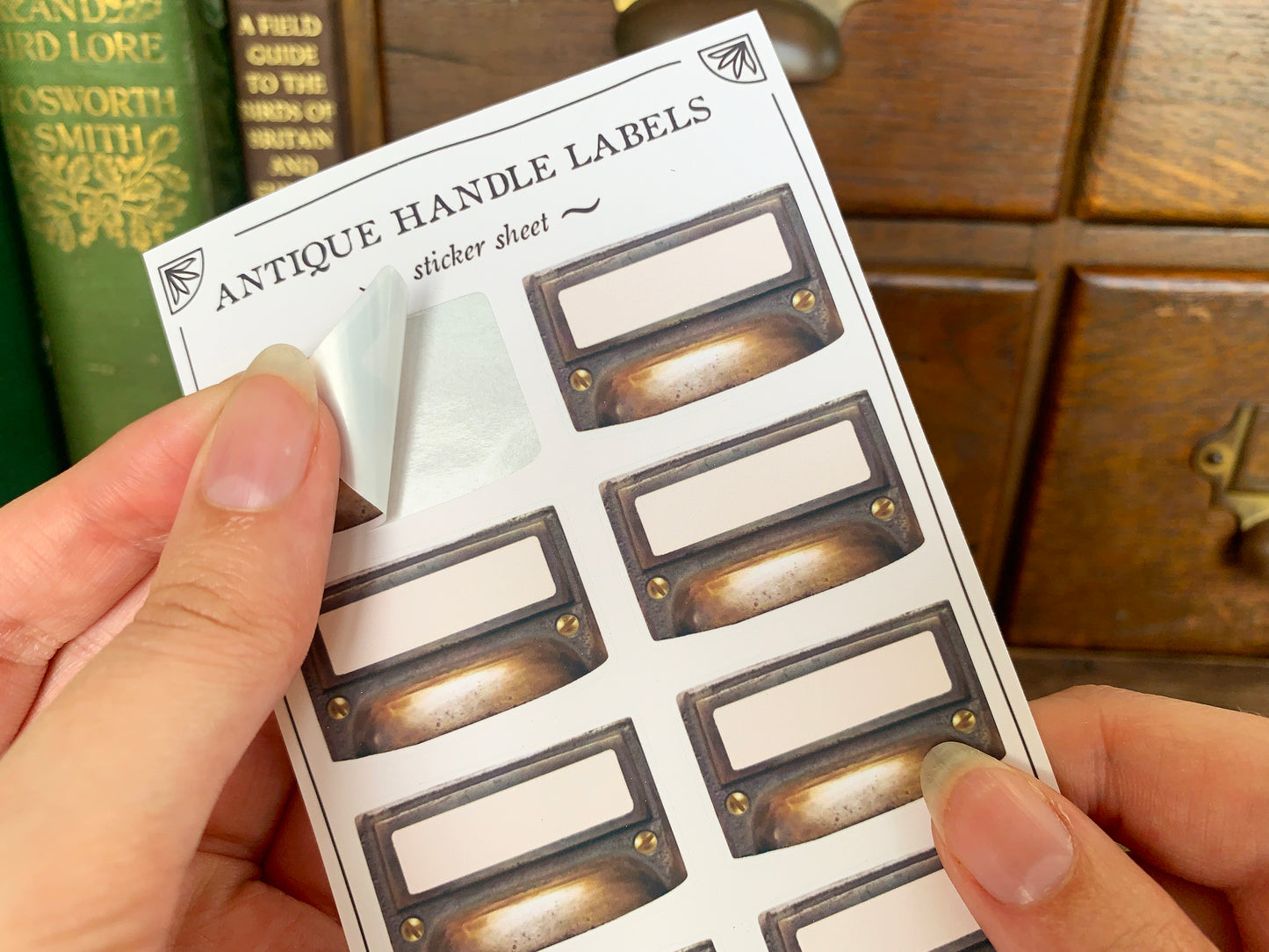 Antique Handle Label Sheet