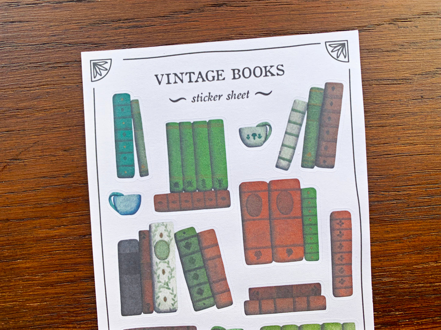 Vintage Books Sticker Sheet
