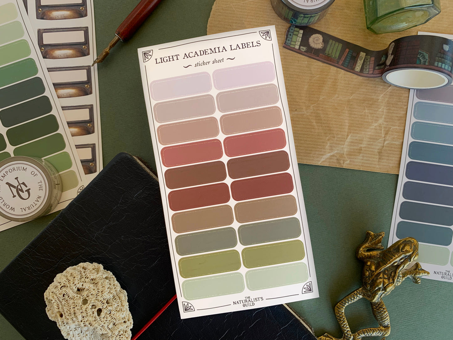 Light Academia Label Sheet