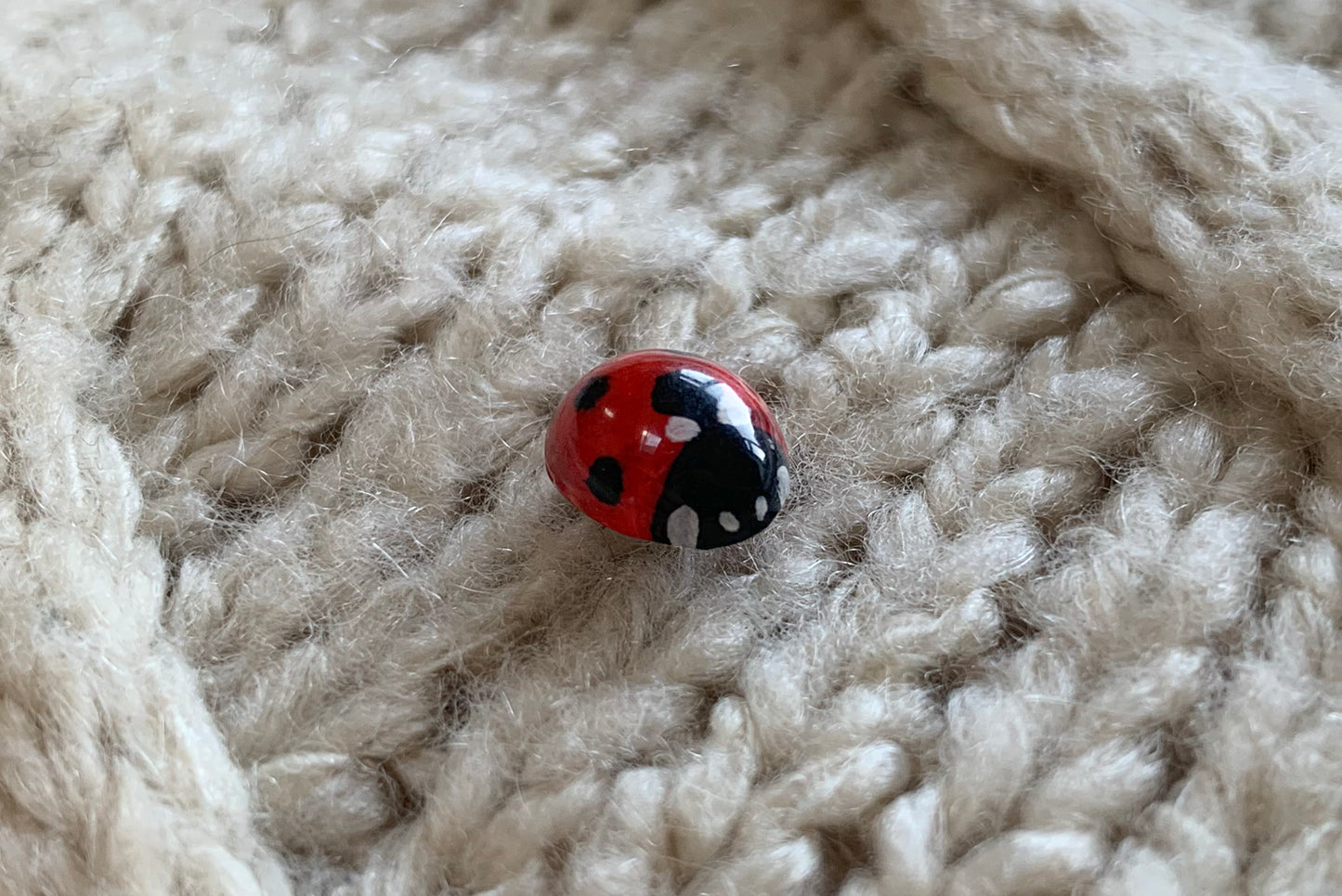 Realistic Ladybird Pin