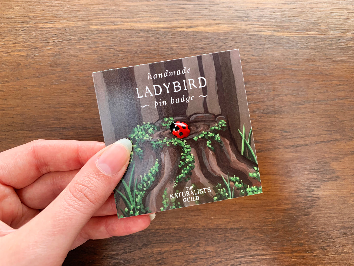 Realistic Ladybird Pin
