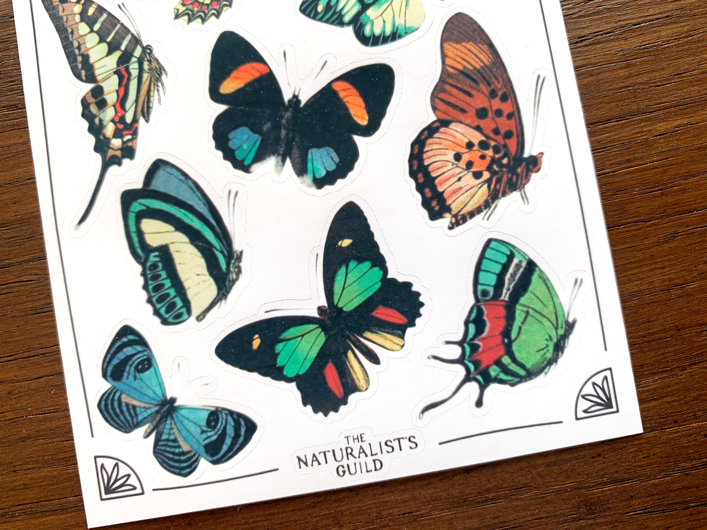 Vintage Butterflies II Sticker Sheet