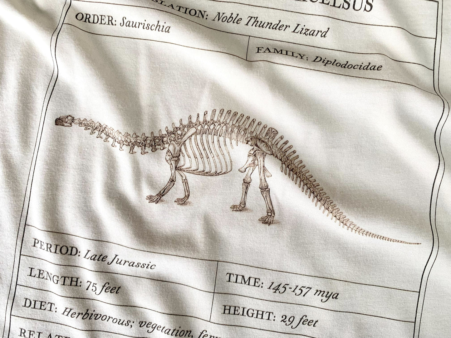 Brontosaurus Facts T-Shirt