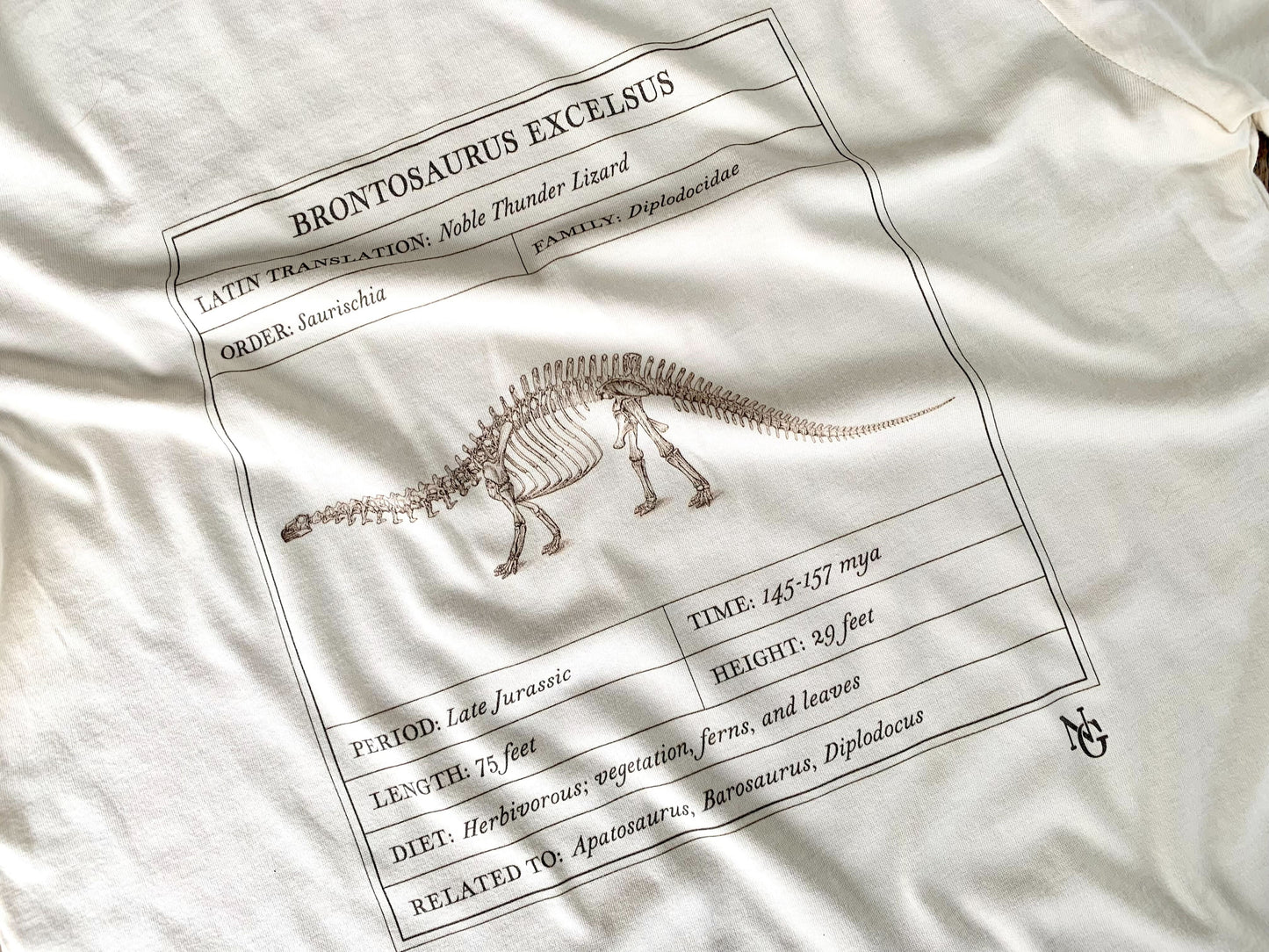 Brontosaurus Facts T-Shirt