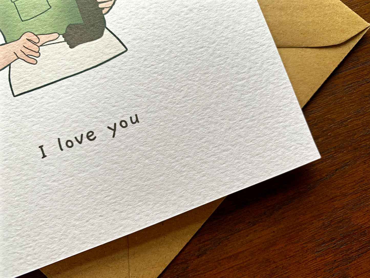 I Love You Jane Goodall Greetings Card