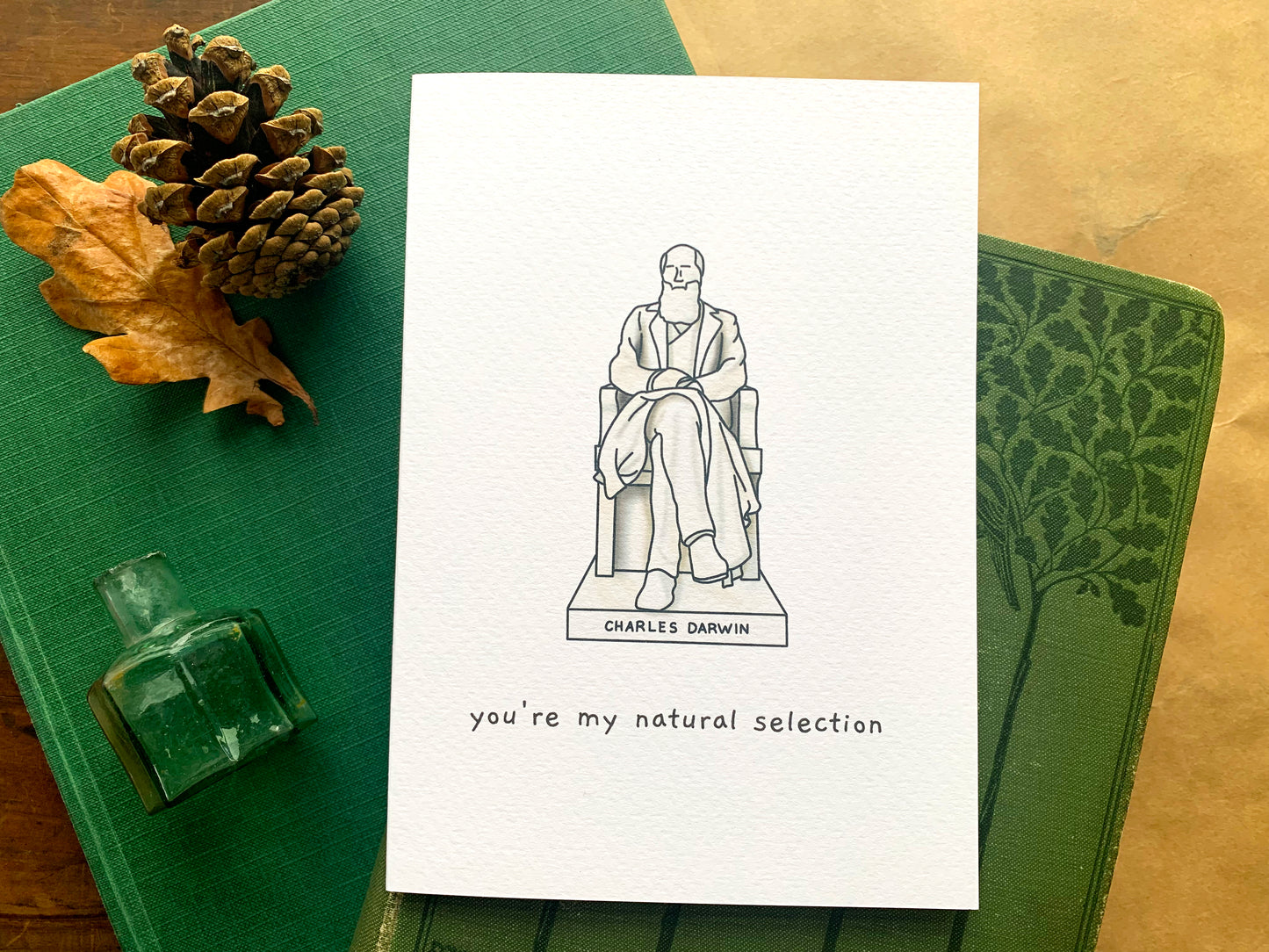 Darwin Natural Selection Greetings Card