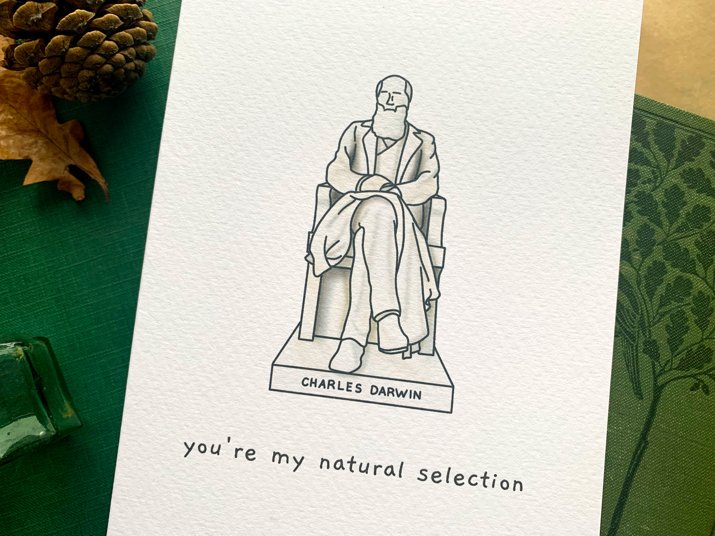 Darwin Natural Selection Greetings Card