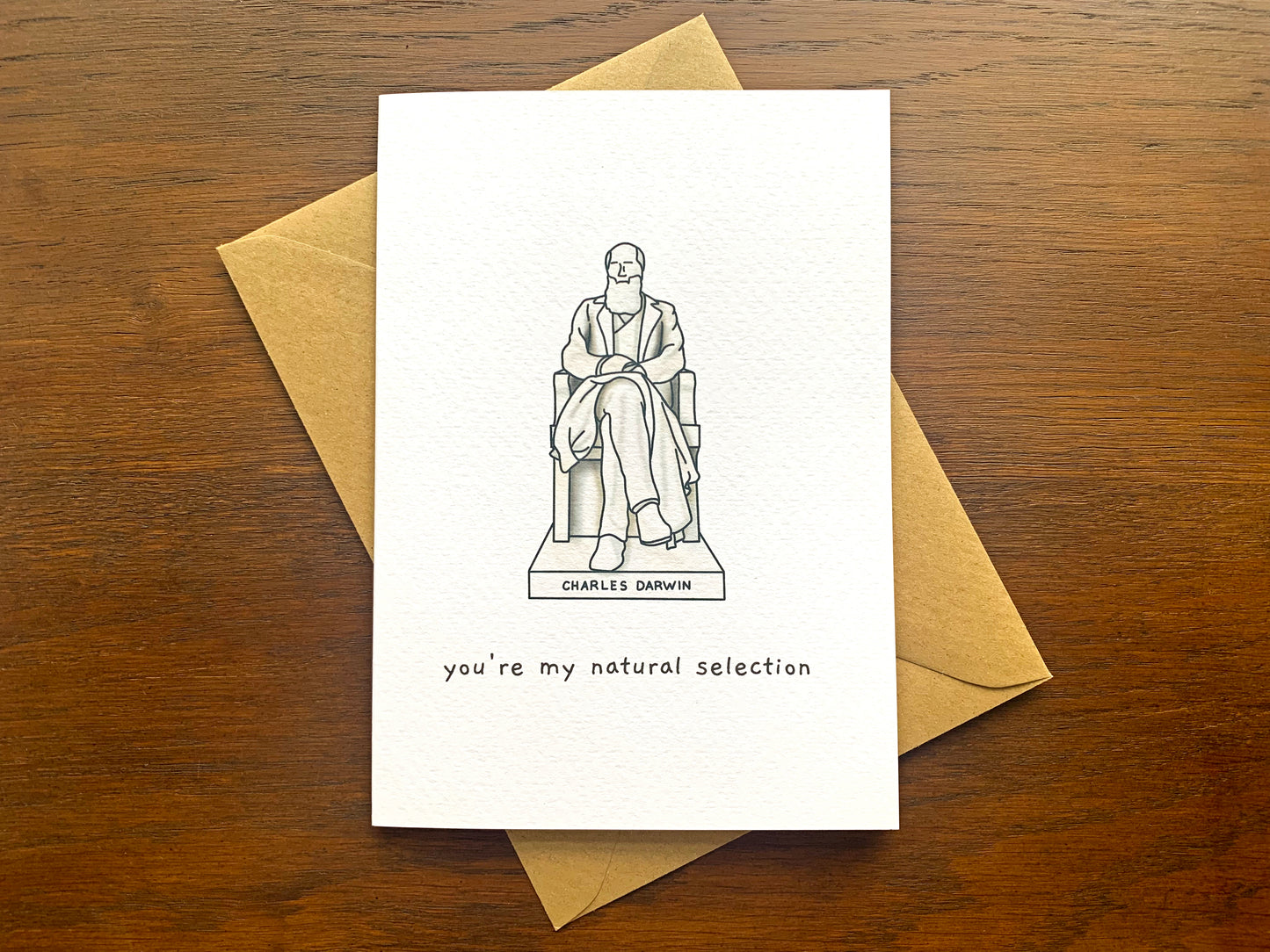 Darwin Natural Selection Greetings Card