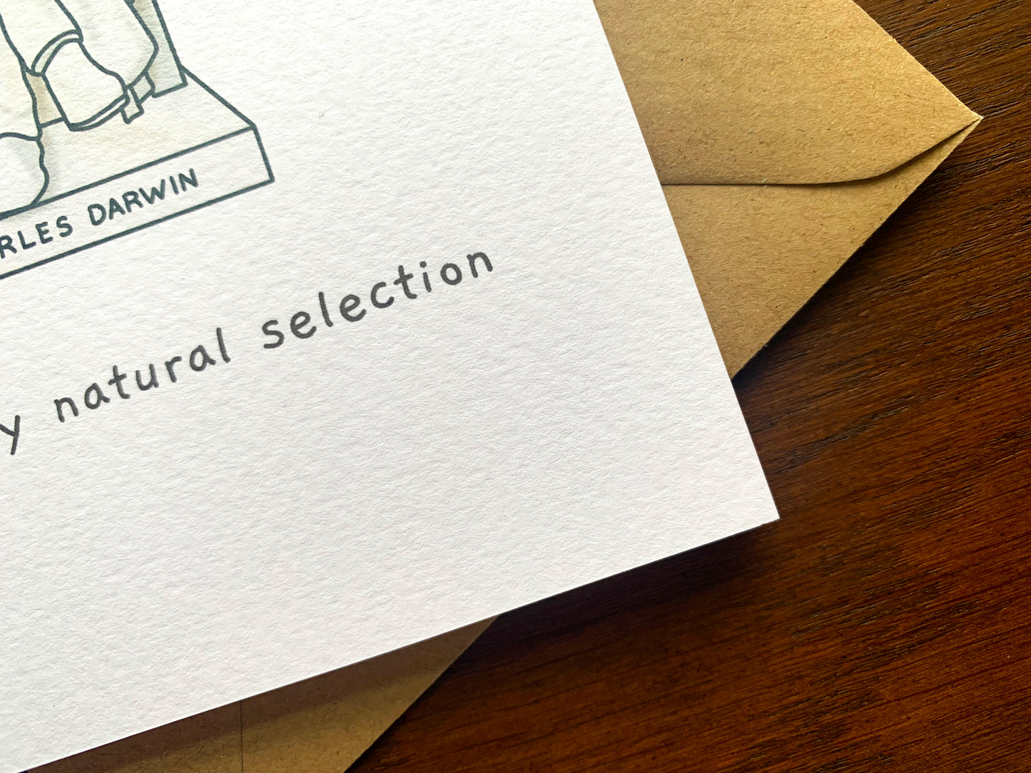 Darwin Natural Selection Greetings Card