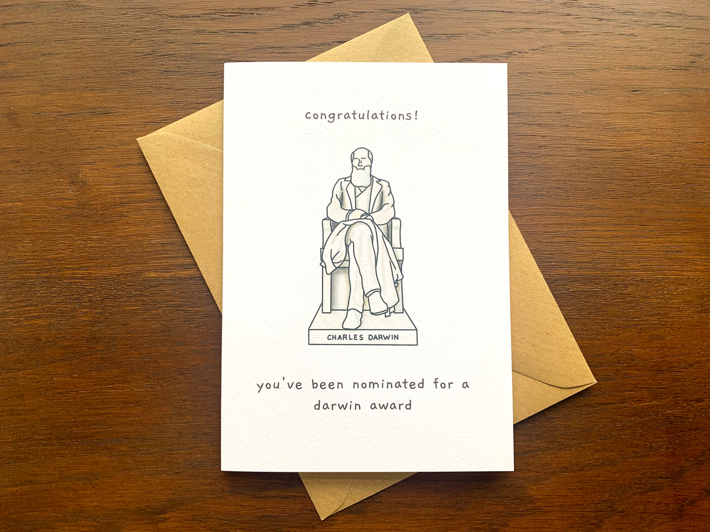 Darwin Award Greetings Card