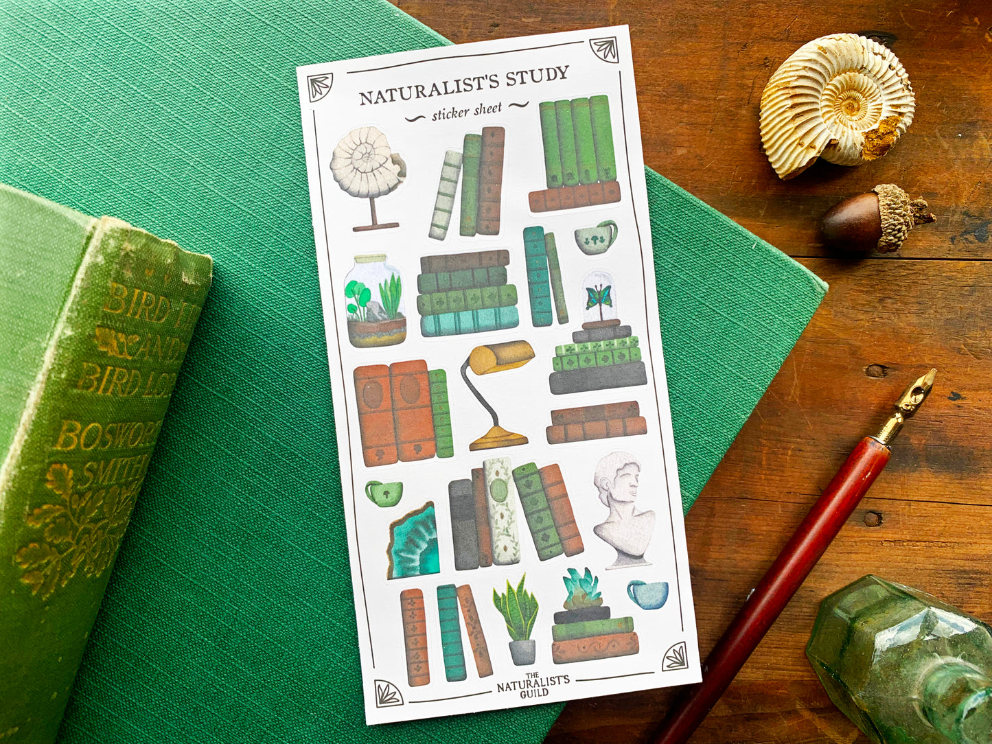 Naturalist's Study Sticker Sheet