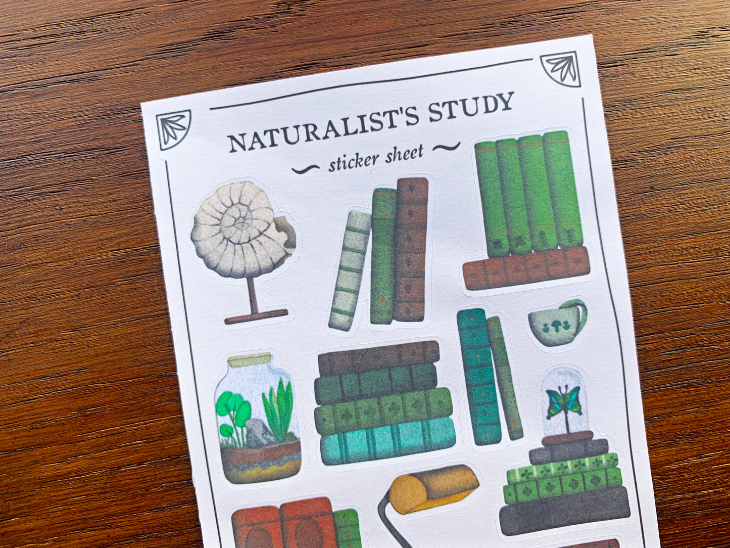 Naturalist's Study Sticker Sheet