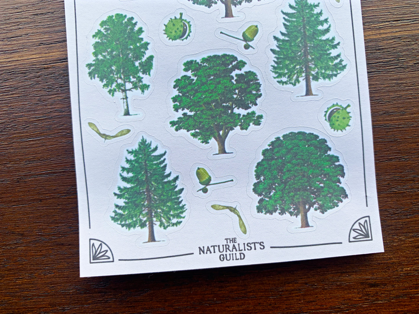 Vintage Trees Sticker Sheet