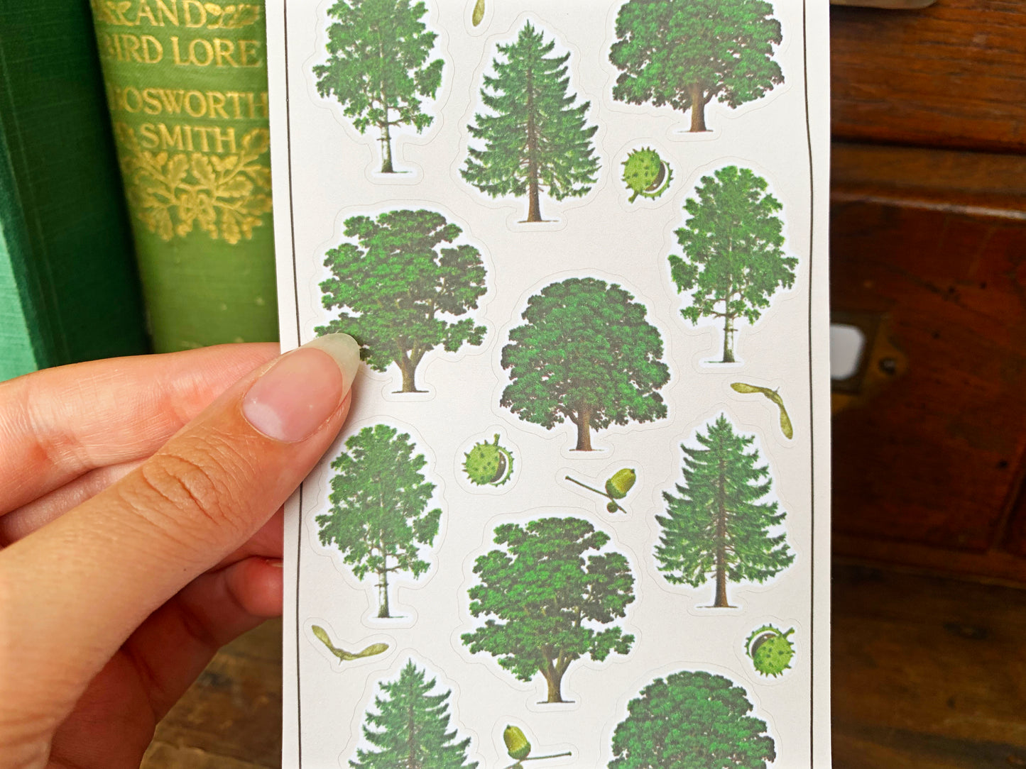 Vintage Trees Sticker Sheet