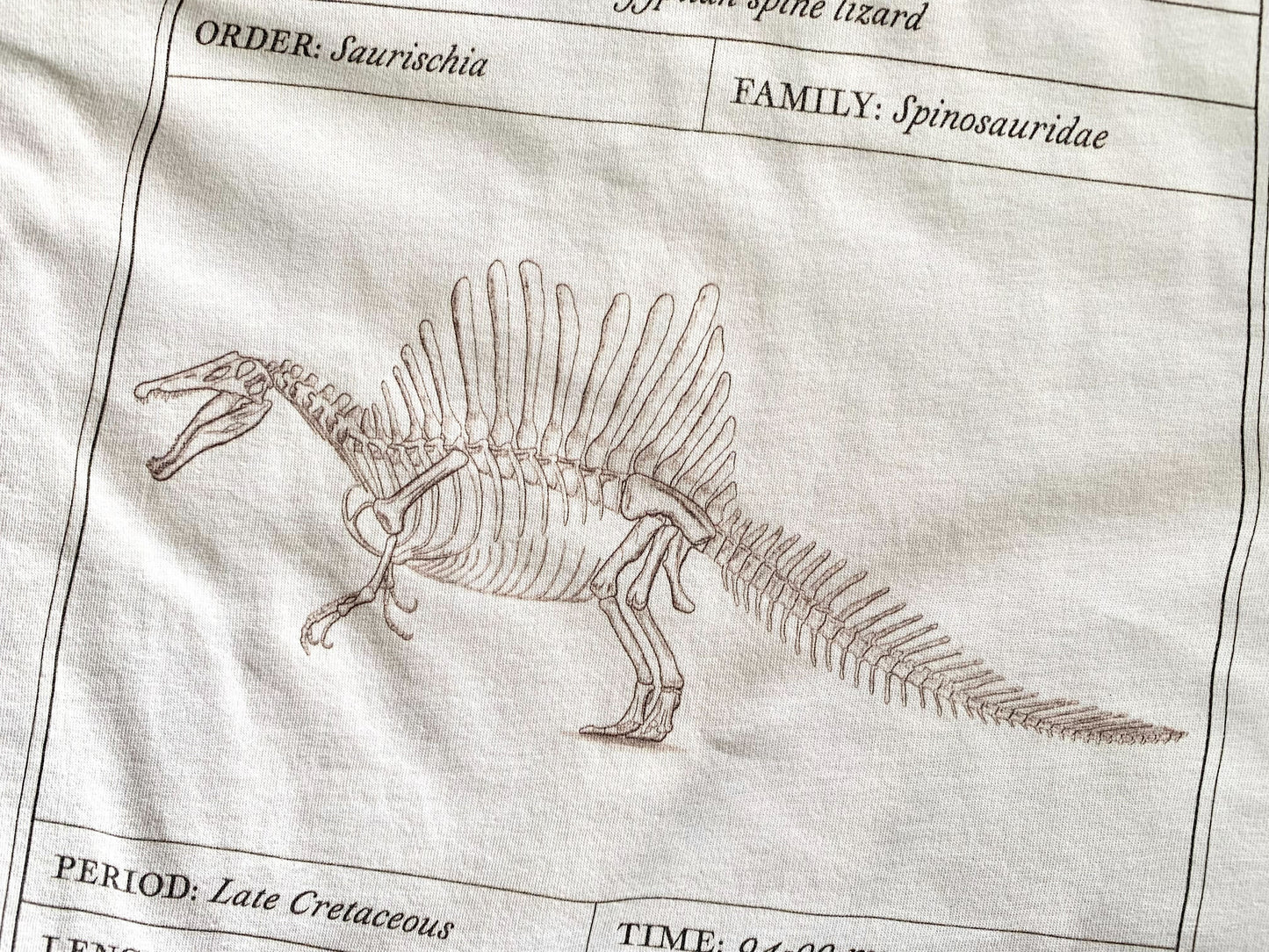 Spinosaurus Facts T-Shirt
