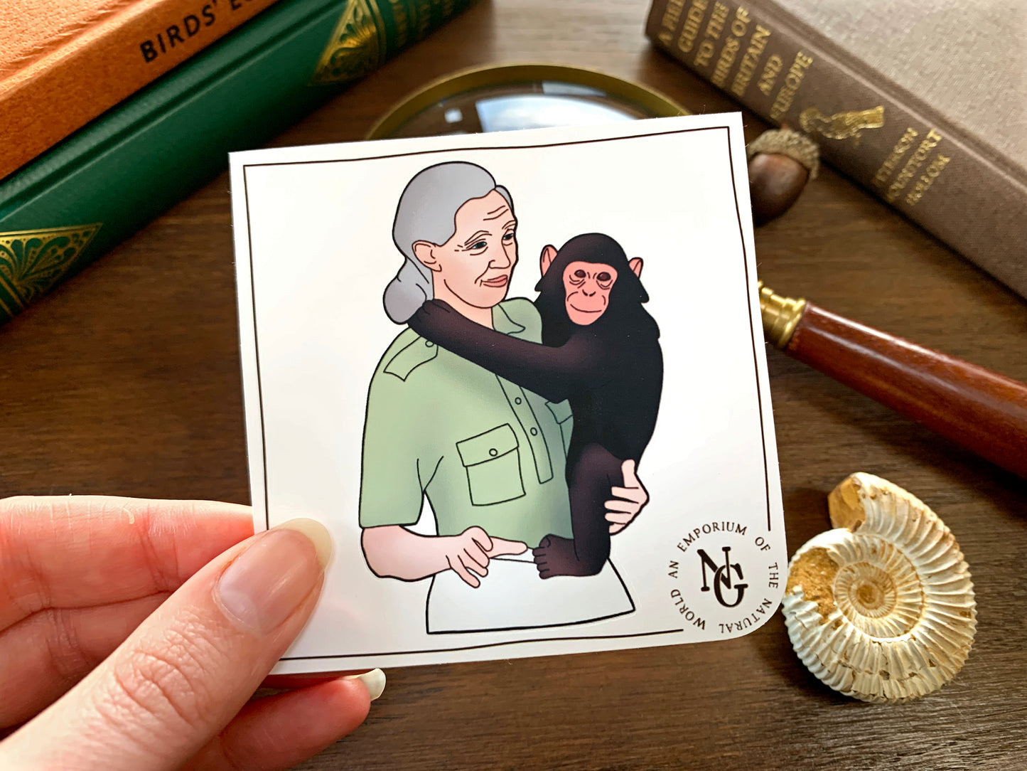 Jane Goodall Sticker